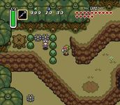 une photo d'Ã©cran de The Legend of Zelda - A Link to the Past sur Nintendo Super Nes